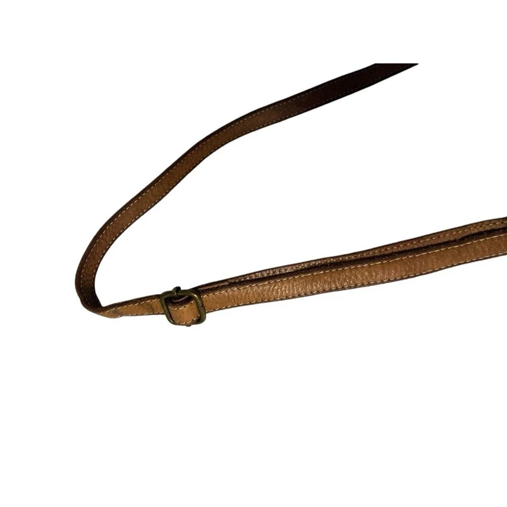 Costanza Rota Woven Crossbody Bag Brown Leather Made In Italy Handbag Purse